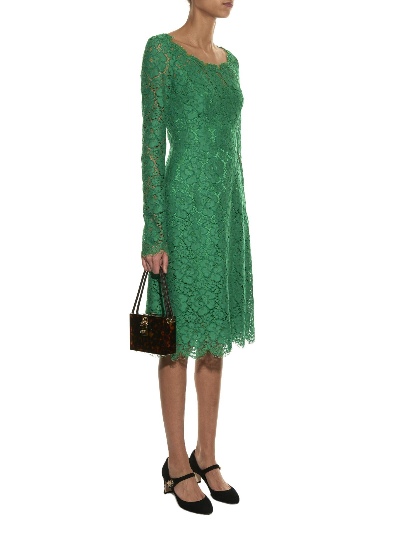 boat neck green dress lyst dolce gabbana boat neck lace dress in green boat neck green dress lyst dolce gabbana boat neck lace dress in green