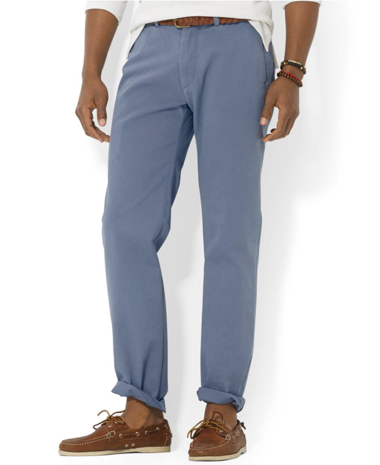 Polo ralph lauren Classic-fit Chino Pants in Blue for Men (Blueberry) | Lyst