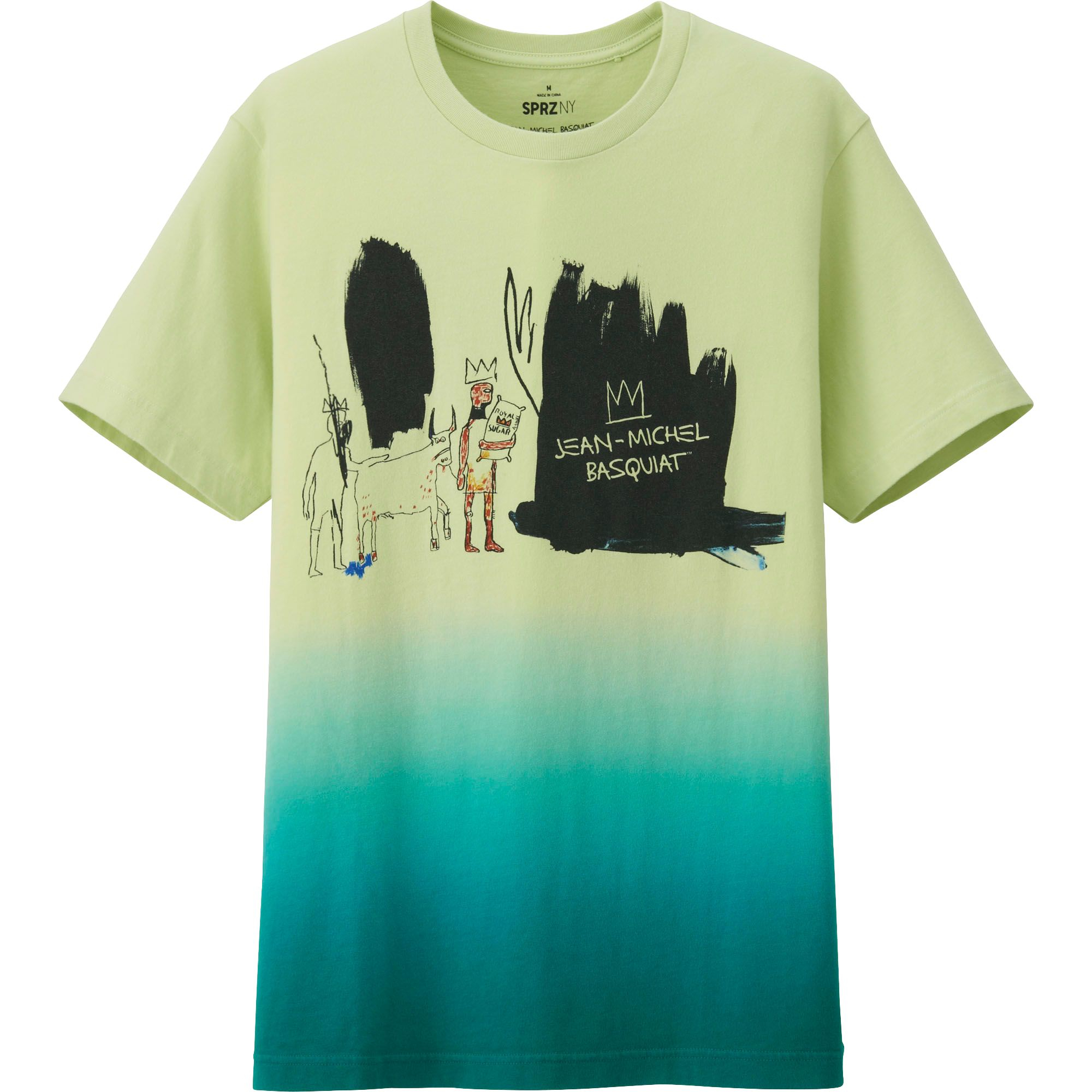 Uniqlo Sprz Ny Graphic T-Shirt (Jean-Michel Basquiat) in Green for Men 