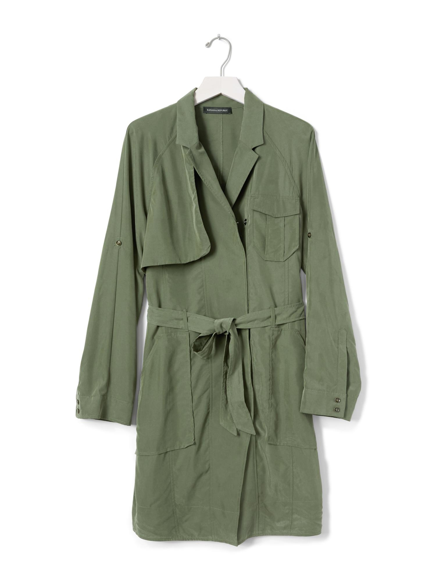 banana republic trench coat dress