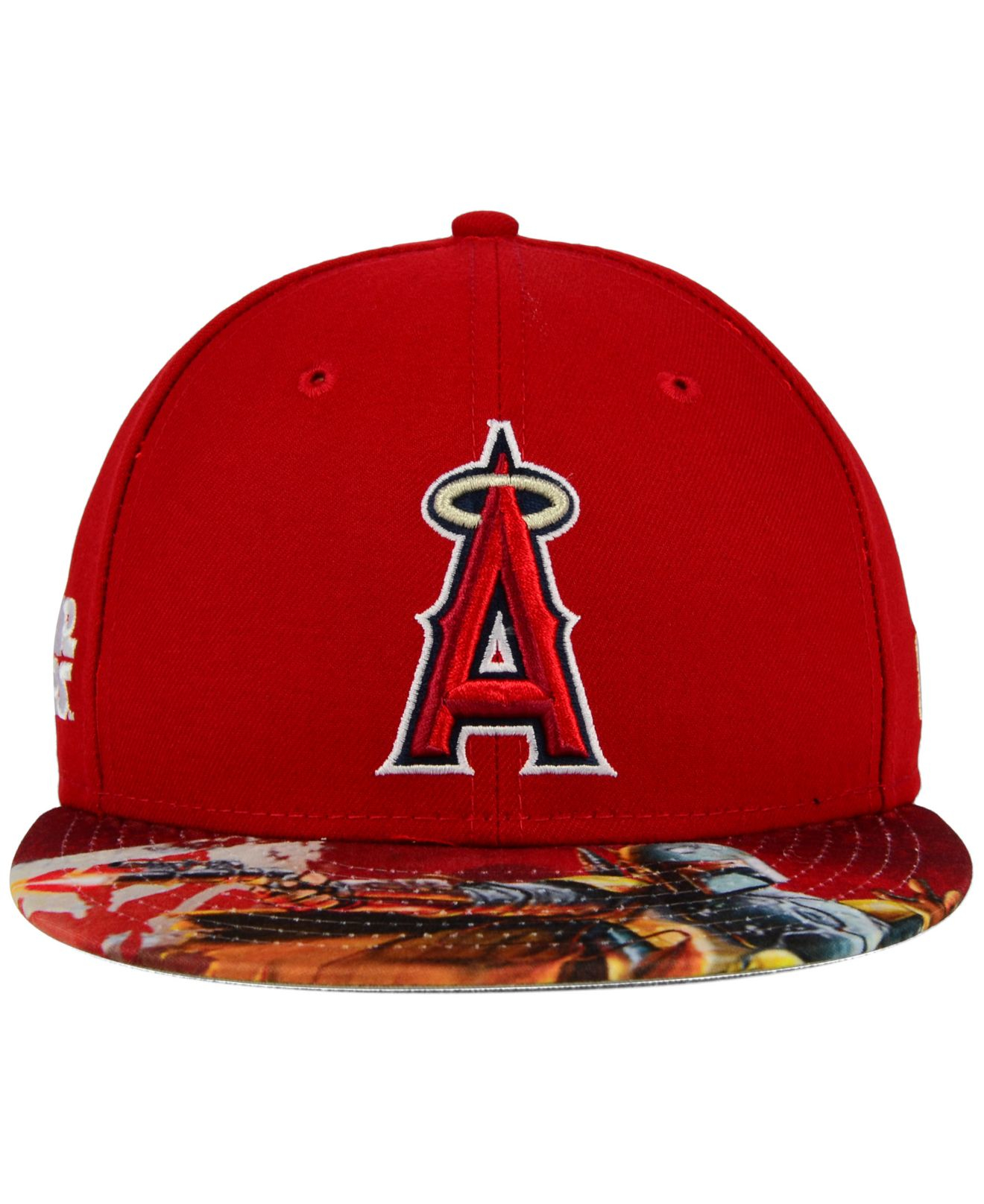 KTZ Los Angeles Angels Of Anaheim Mlb X Star Wars Viza Print 59fifty Cap in  Red for Men | Lyst