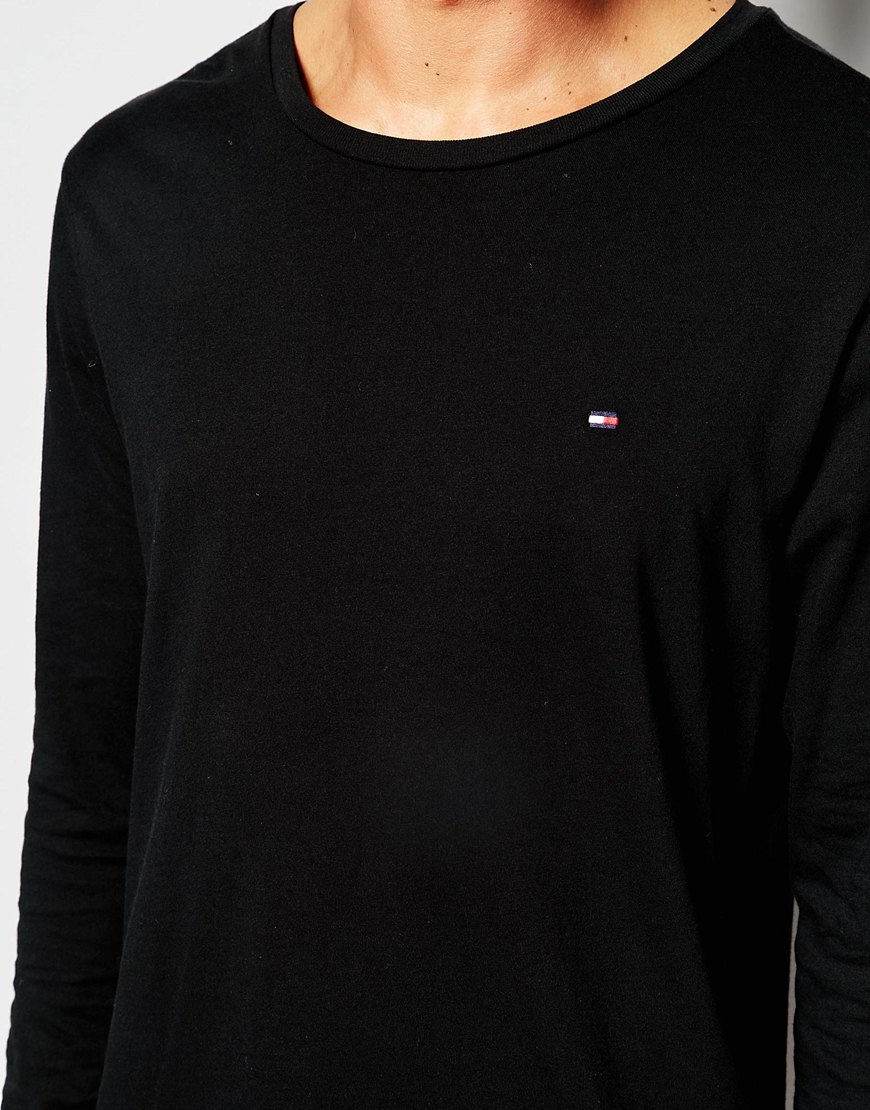black long sleeve tommy hilfiger