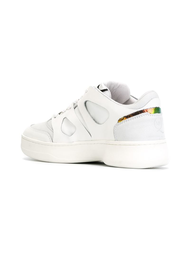 Alexander McQueen X Puma Move-Lo Leather Sneakers in White for Men - Lyst