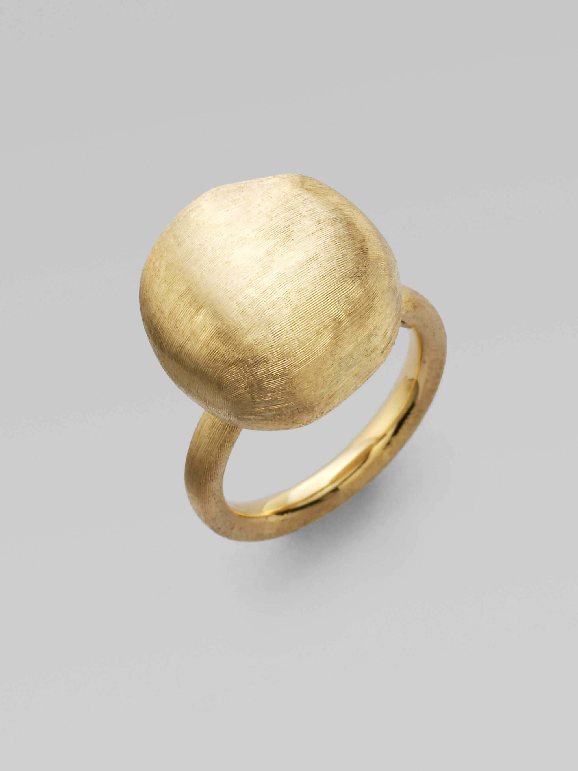 gold ball ring