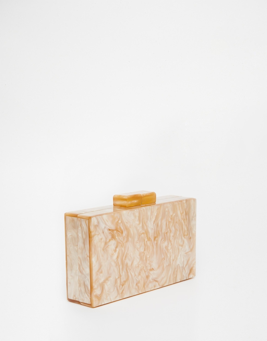 marble clutch bag