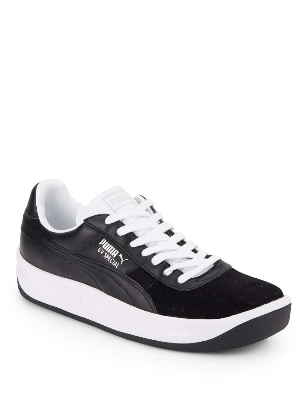 PUMA Gv Special Leather & Suede Sneakers in Black for Men | Lyst