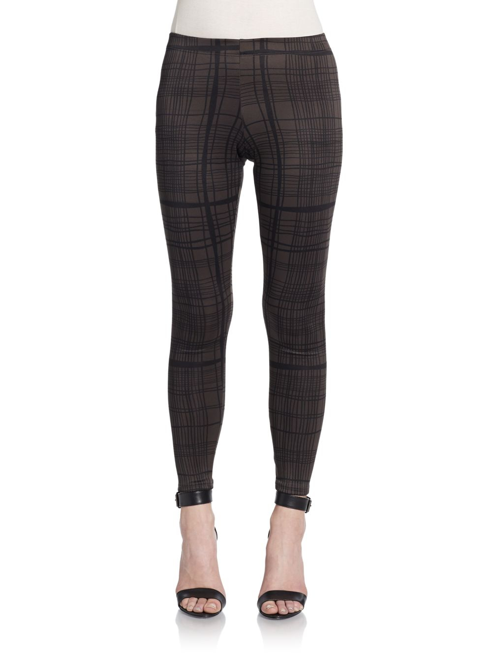 gray checkered pants