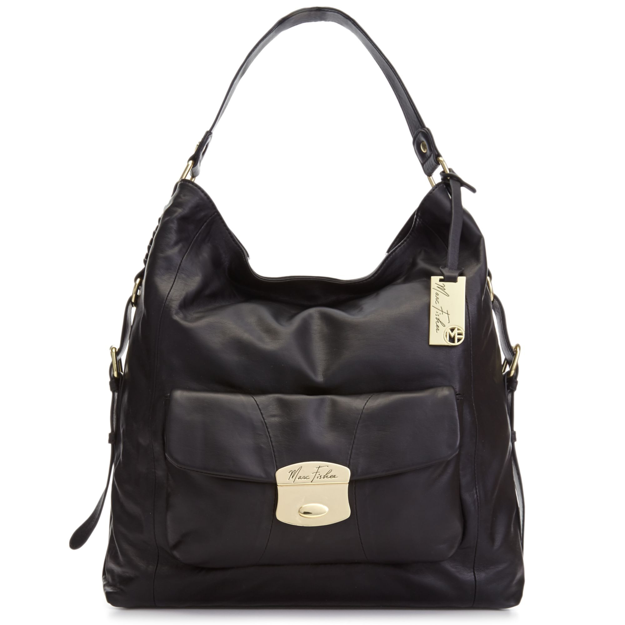 Marc Fisher Celebrity Bucket Bag In Black Lyst Marc Fisher Celebrity Bucket Bag In