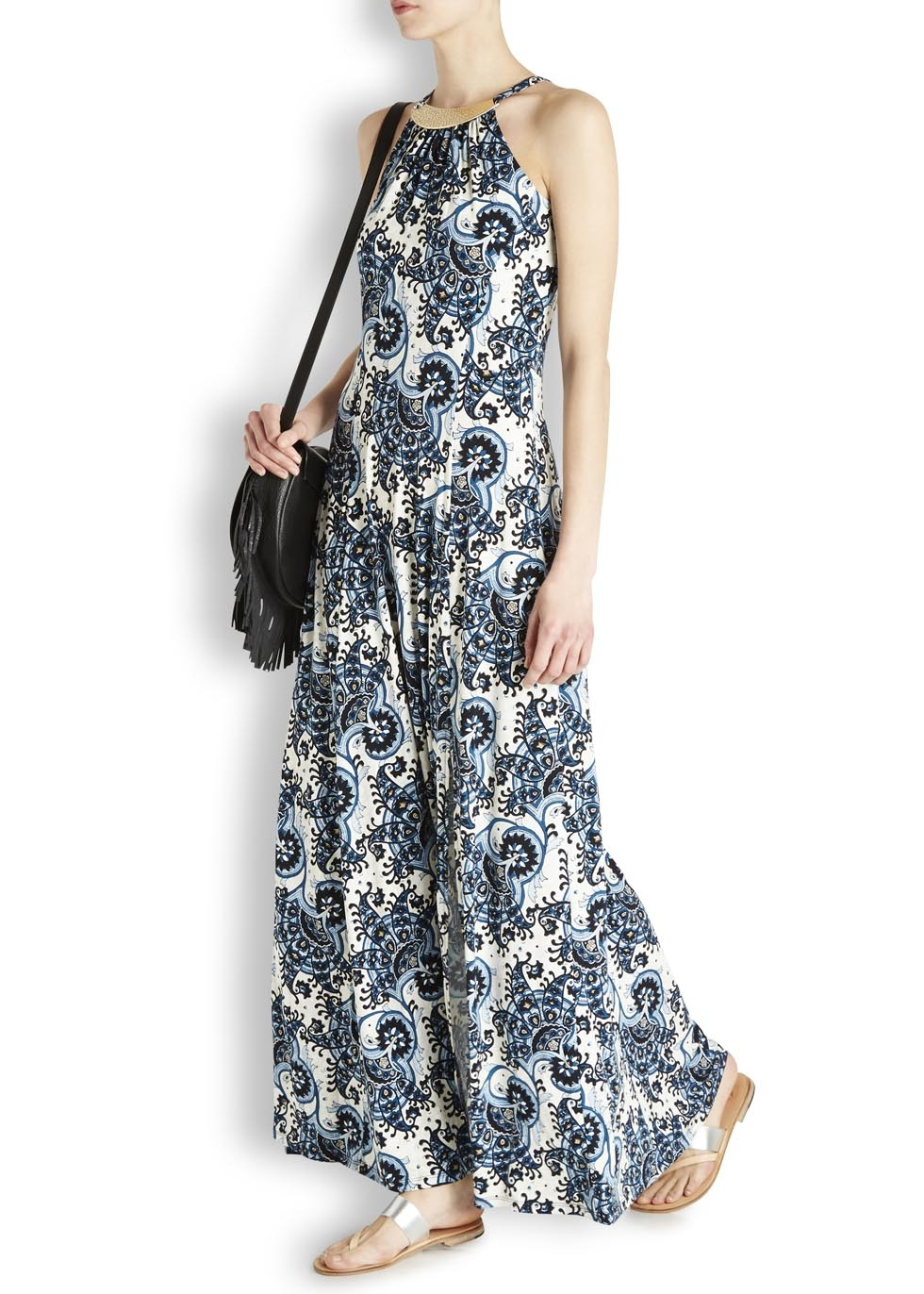 michael kors paisley print dress