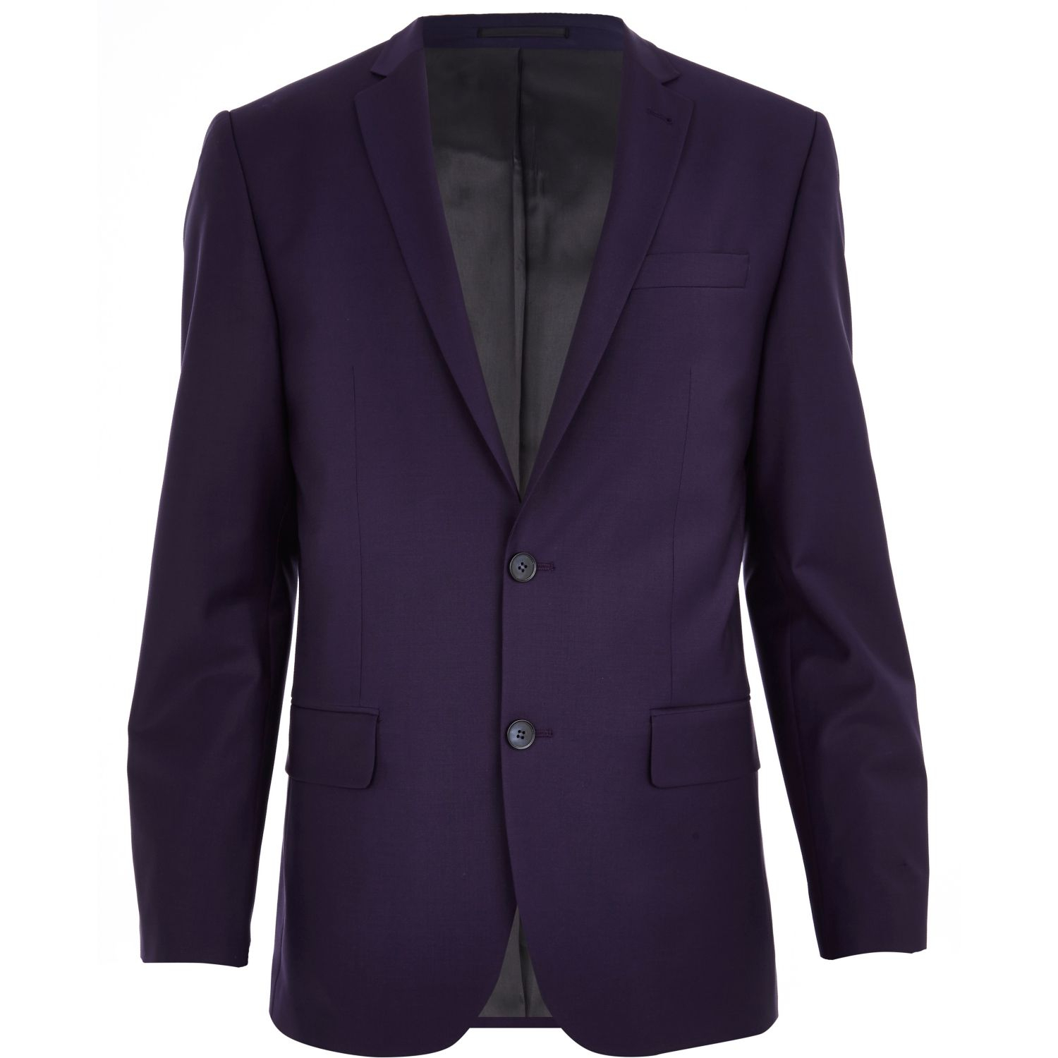 River Island Purple Slim Suit Jacket in Purple for Men | Lyst