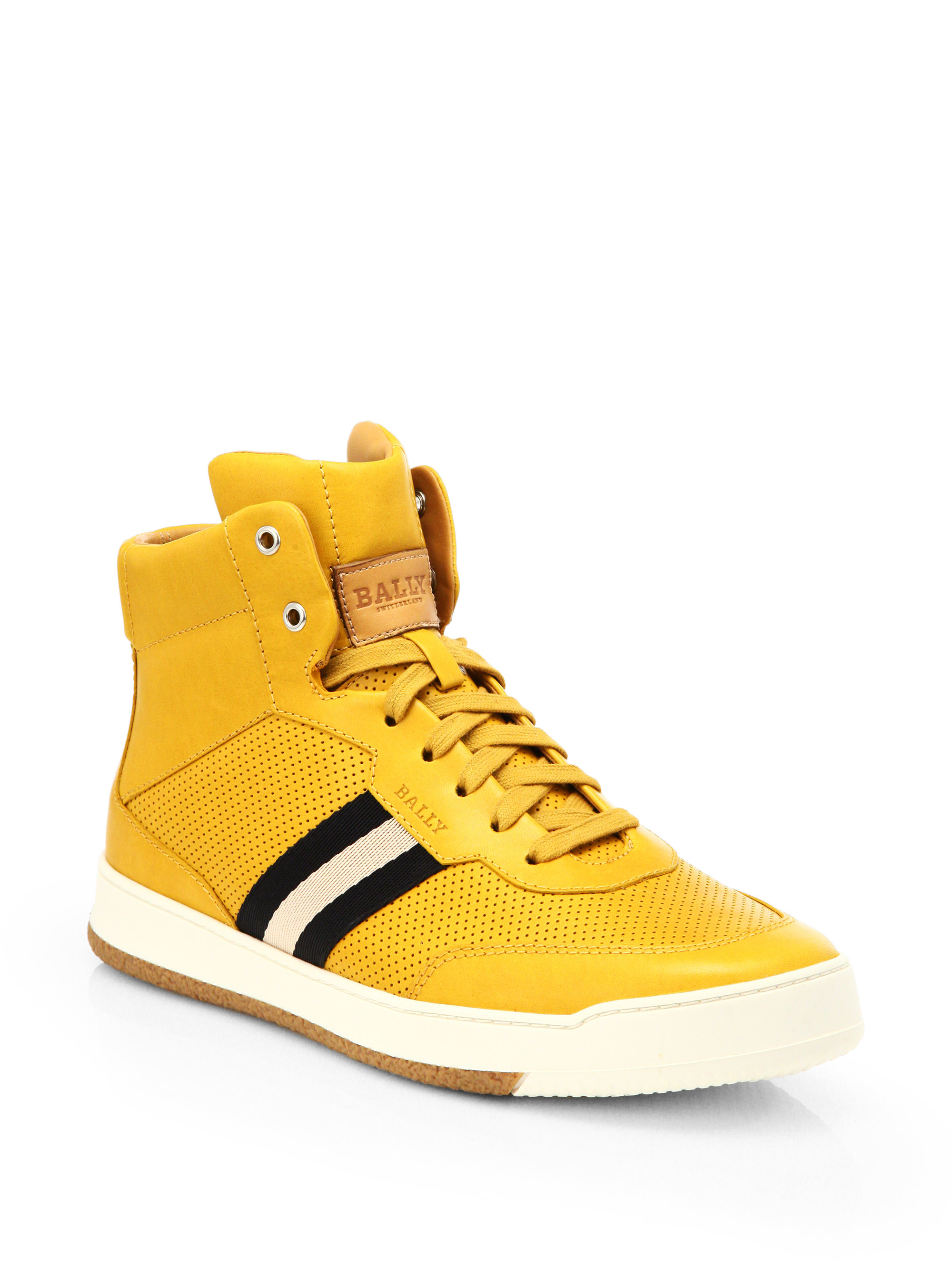 bally yellow shoes