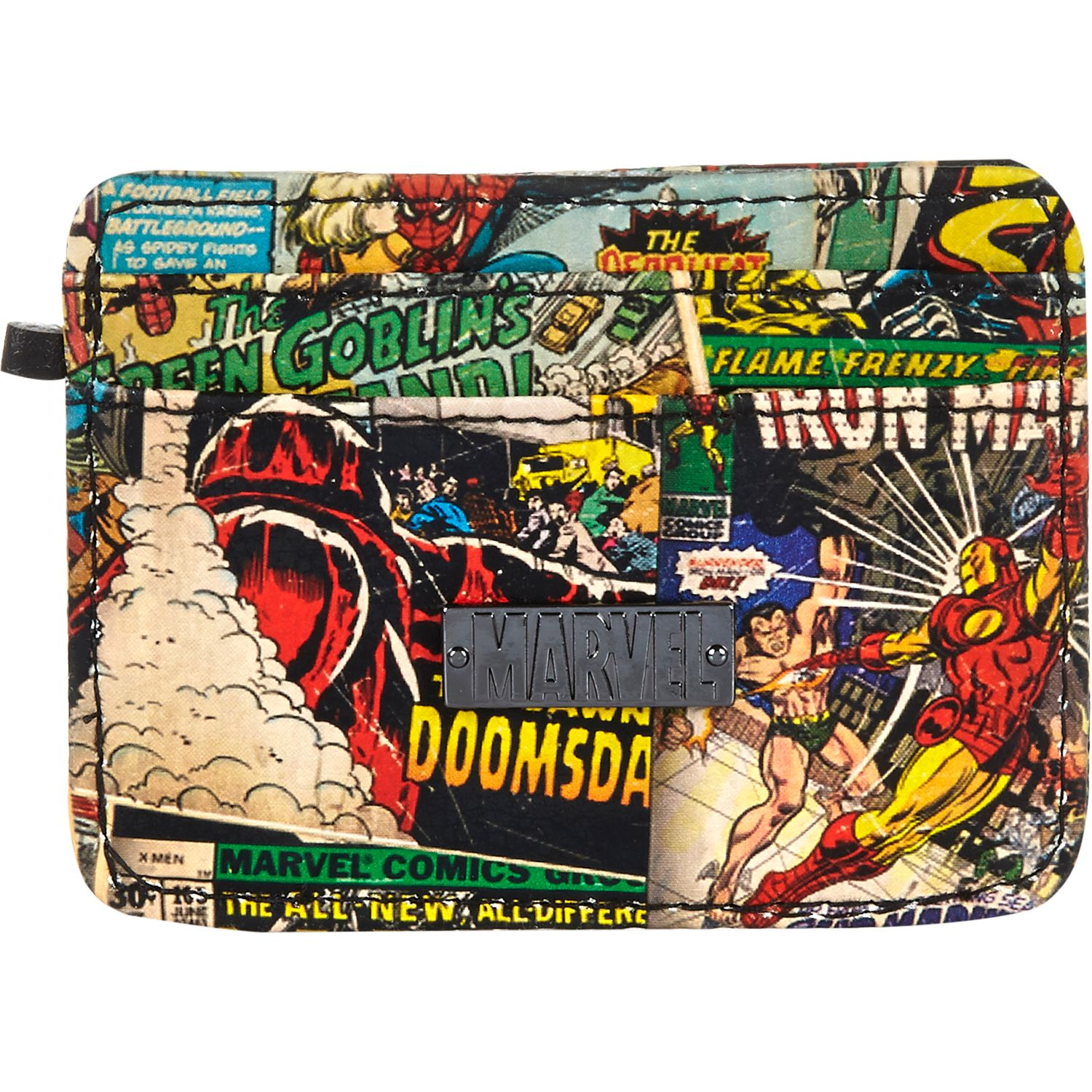 Spider-Man Comic Book Leather Black Wallet with Chain , Marvel Comic Book  Superhero Wallets, UK