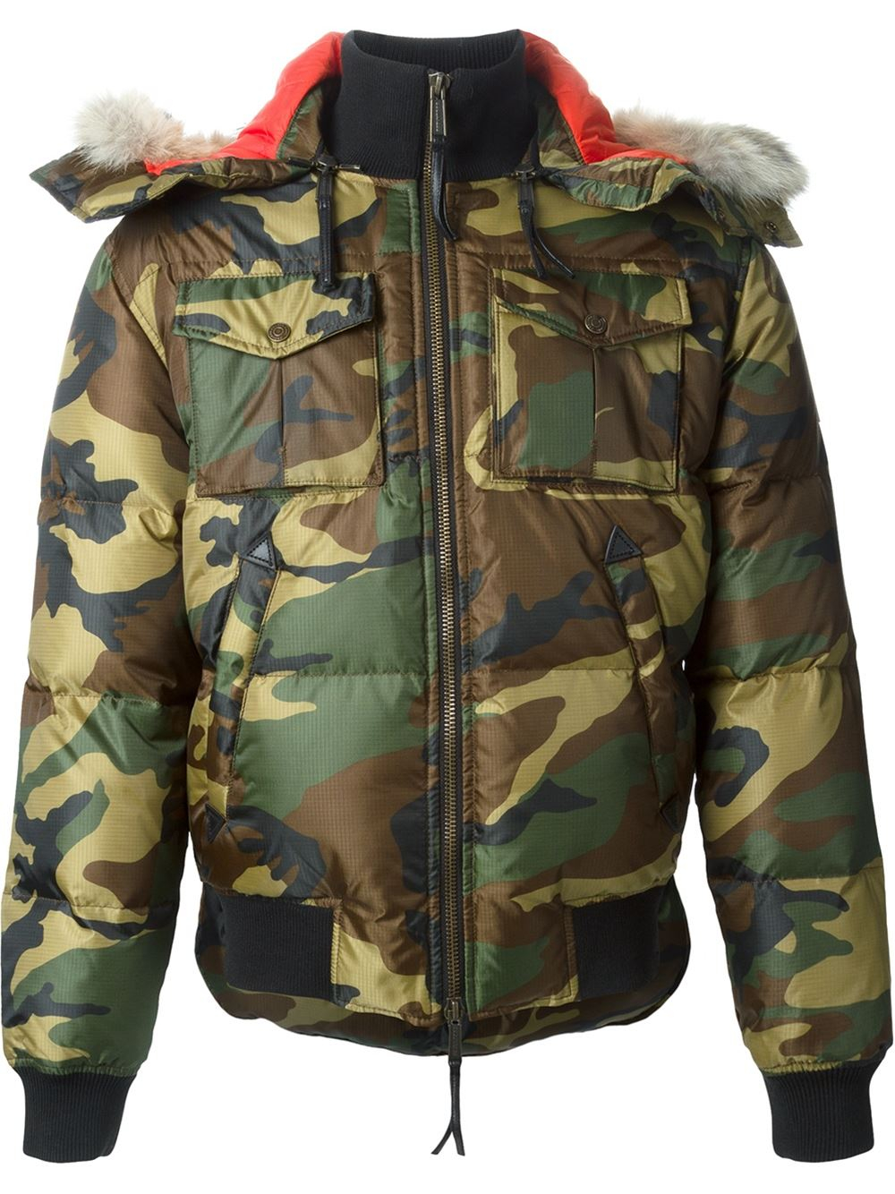DSquared² Camouflage Jacket in Green for Men - Lyst