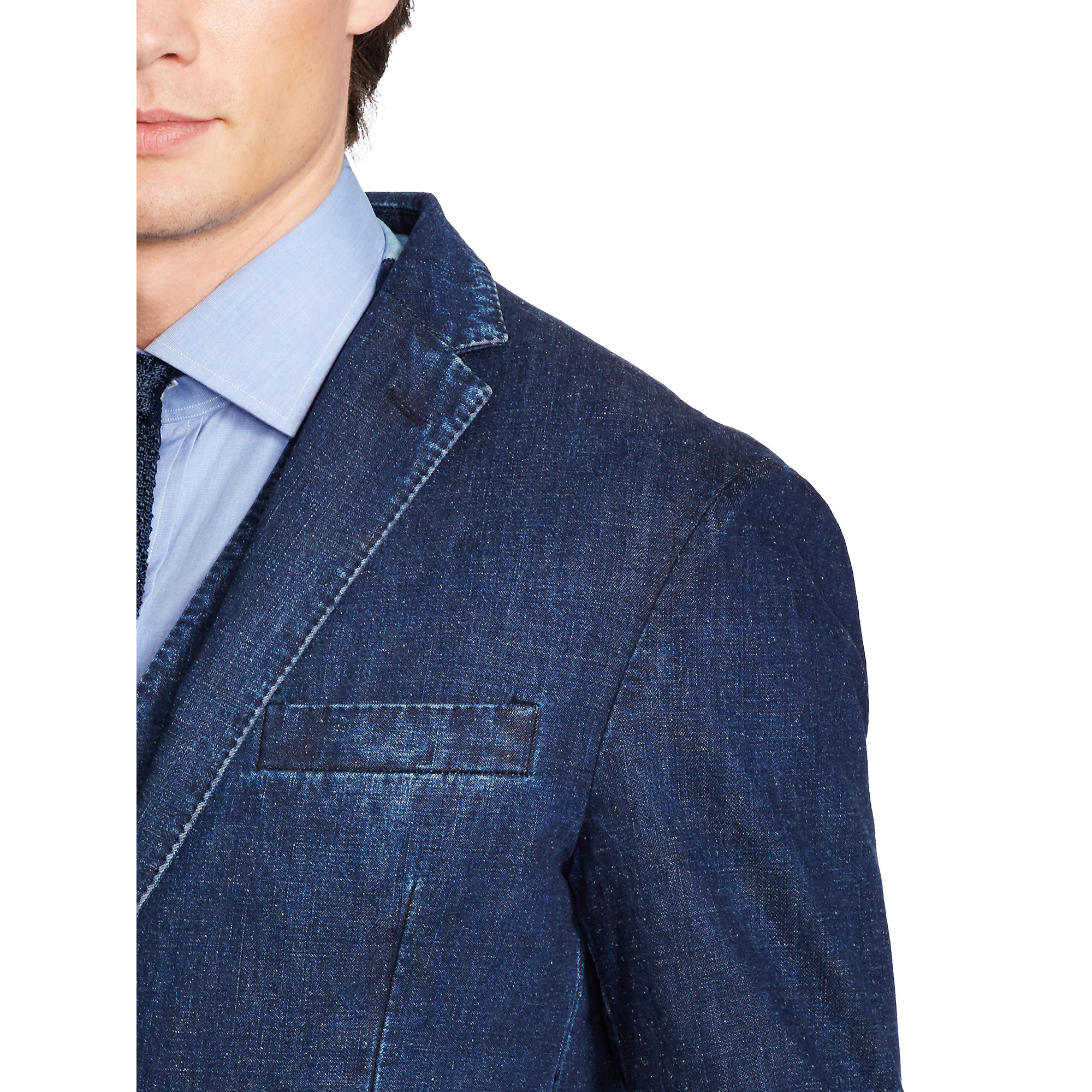 Lyst Polo ralph lauren Denim Sport Coat in Blue for Men