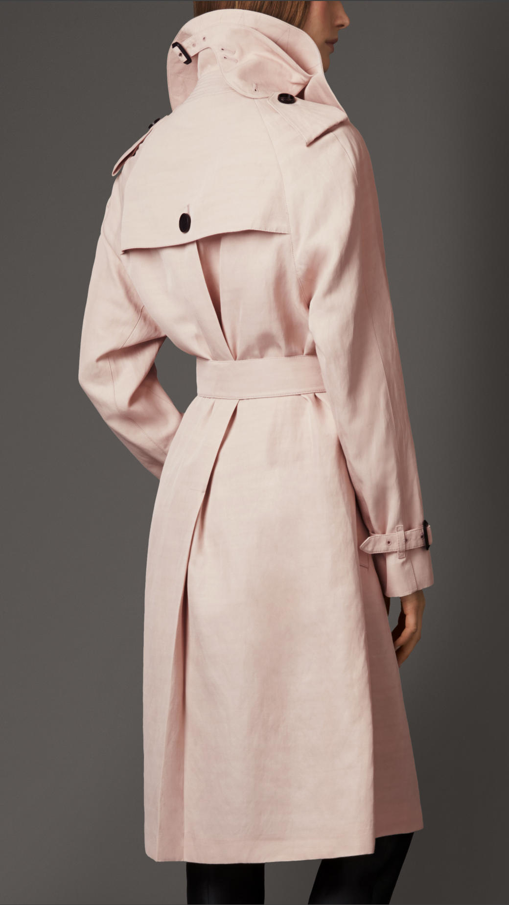 Lyst - Burberry Showerproof Cotton Blend Trench Coat in Pink