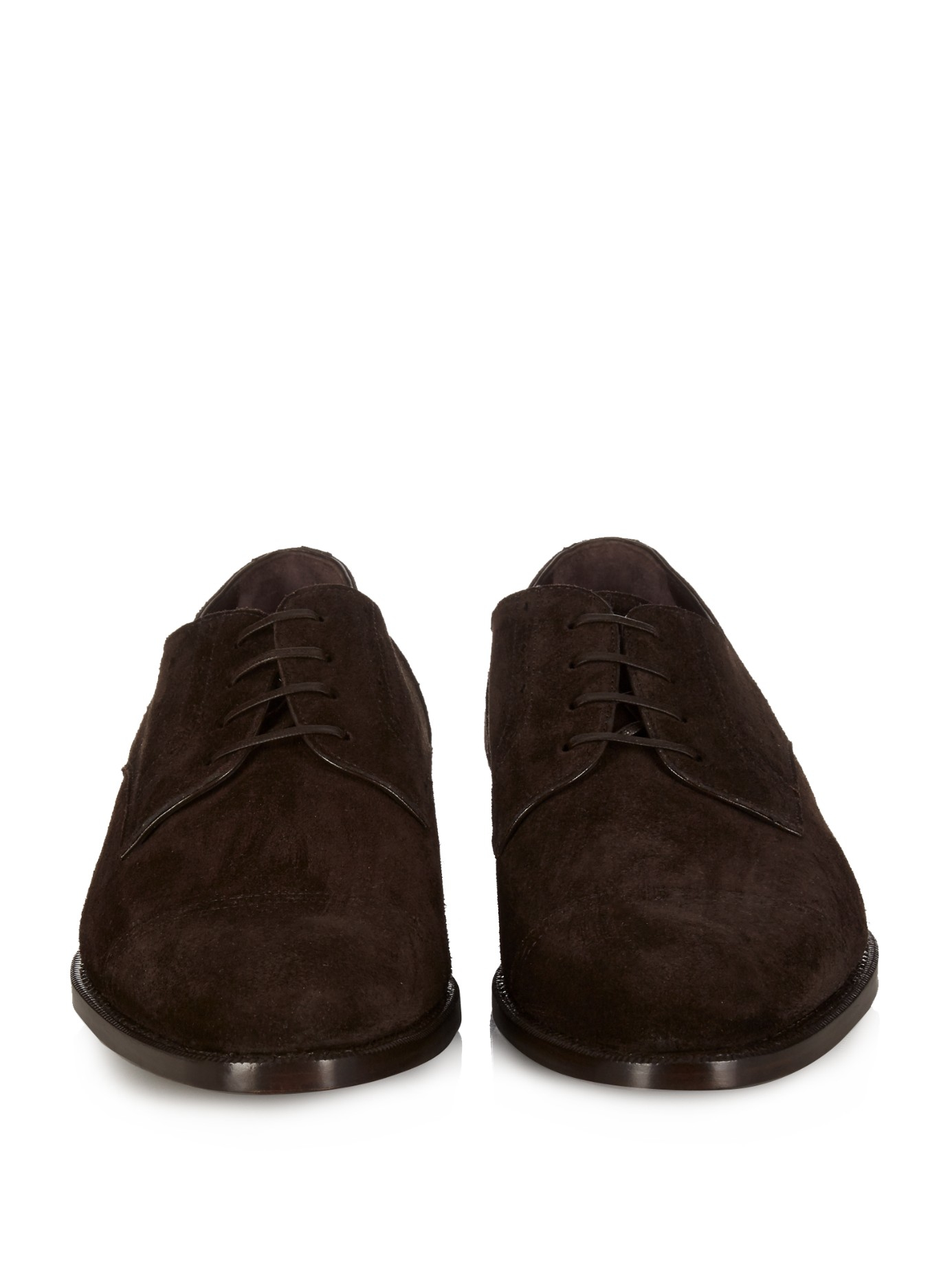 zegna shoes ermenegildo zegna lace up suede oxford shoes in brown for zegna shoes ermenegildo zegna lace up suede oxford shoes in brown for