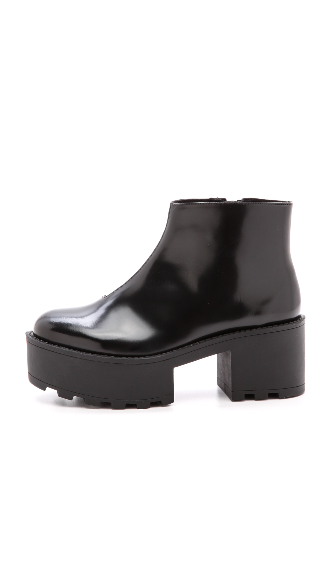 Download Cheap Monday Tractor High Booties Black - Lyst