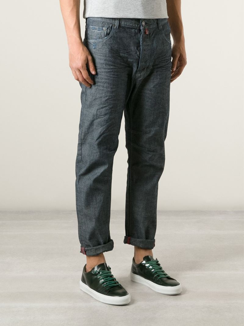 Armani Jeans Stone Wash Loose Fit Jeans 
