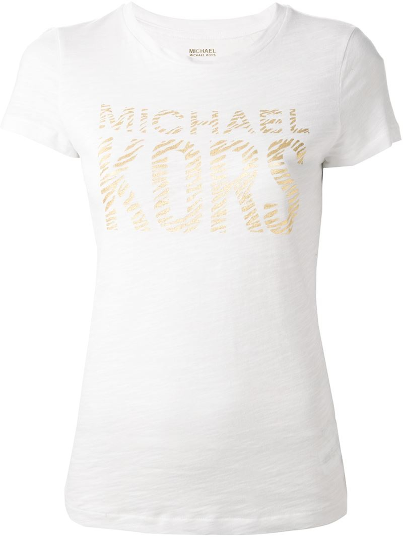 michael kors white t shirt