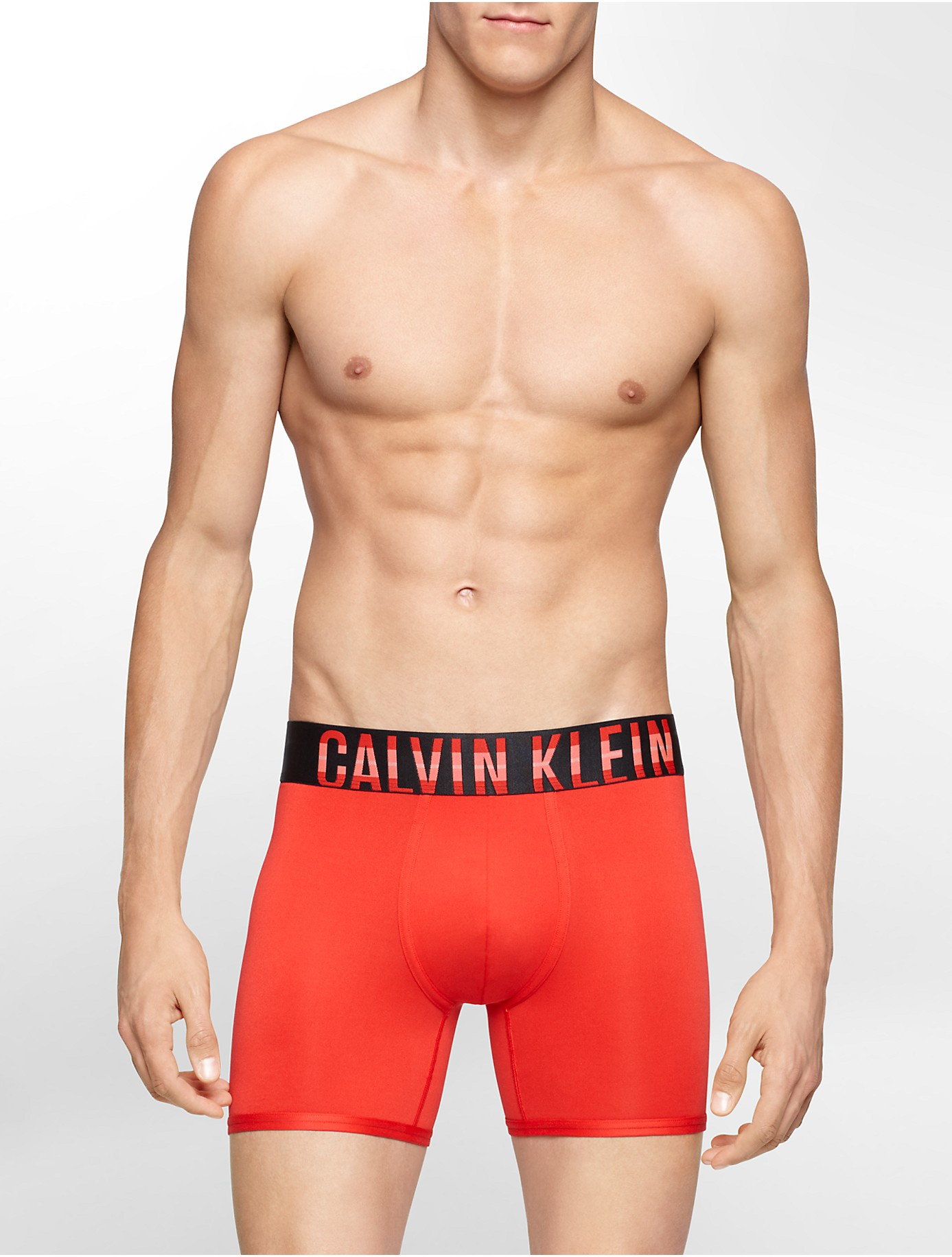 Calvin Klein Underwear Intense Power Micro Boxer Brief in Red for Men | Lyst