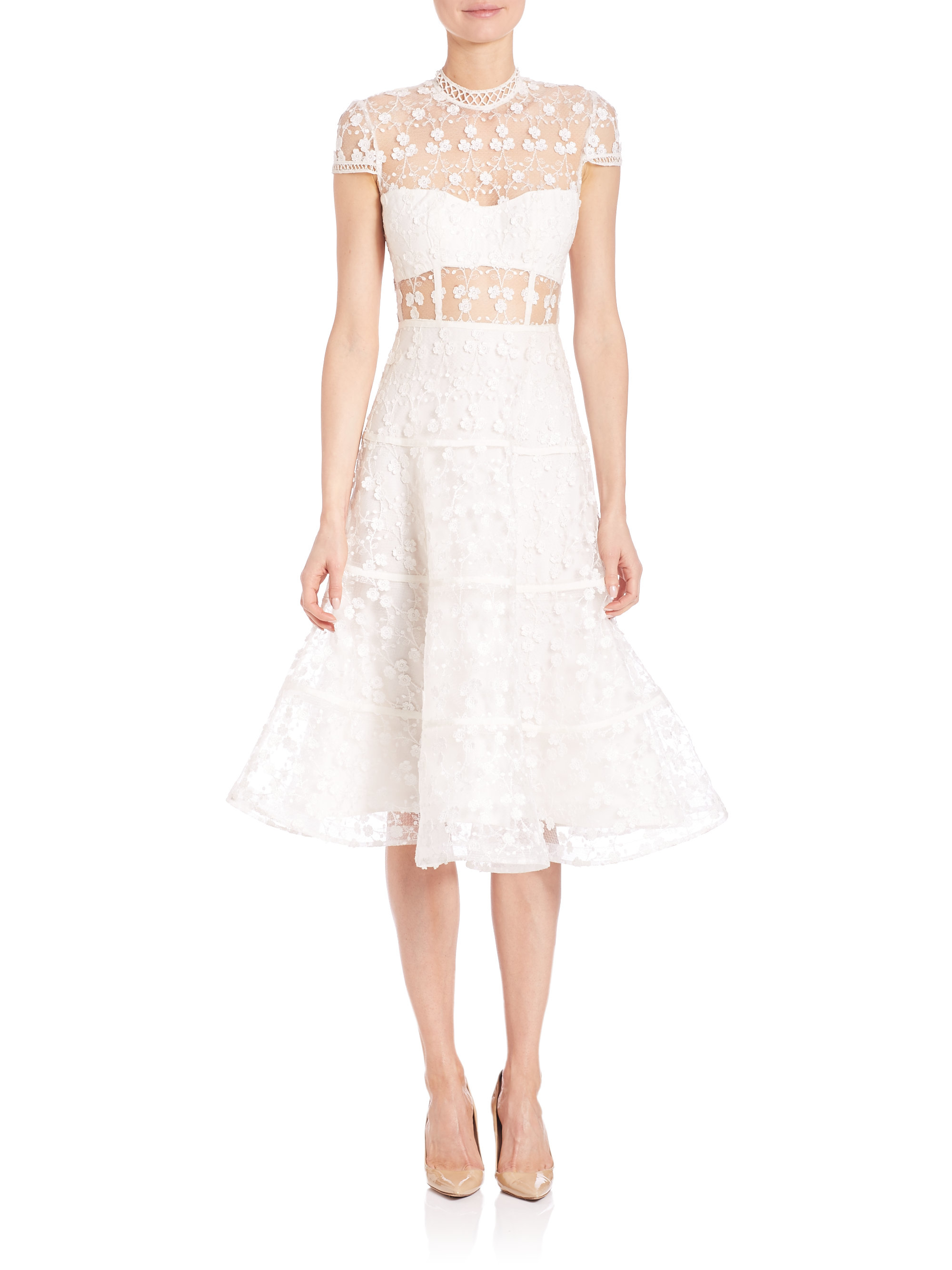 alexis dress white