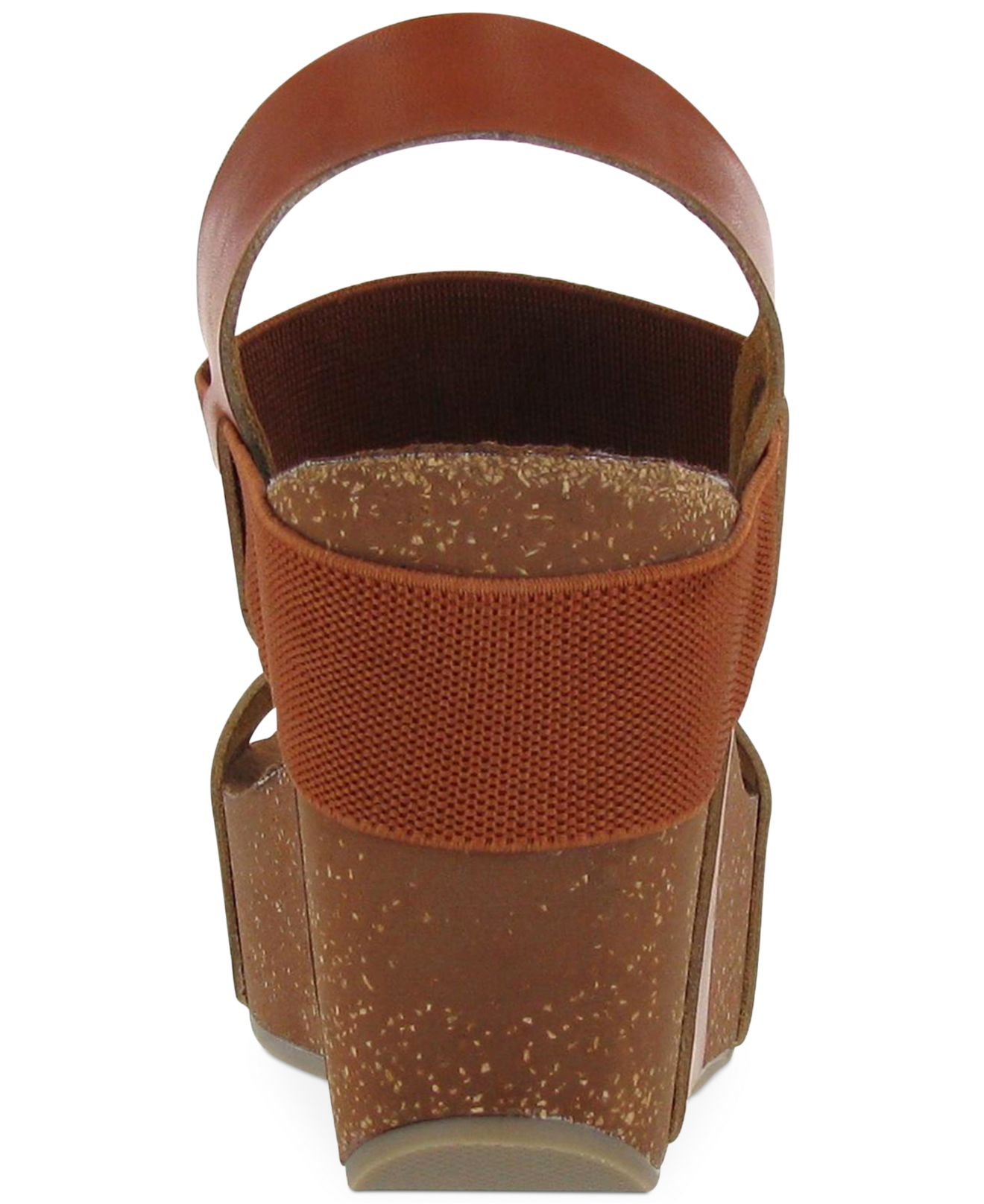 Lyst Mia Java Footbed Platform Wedge Sandals in Brown