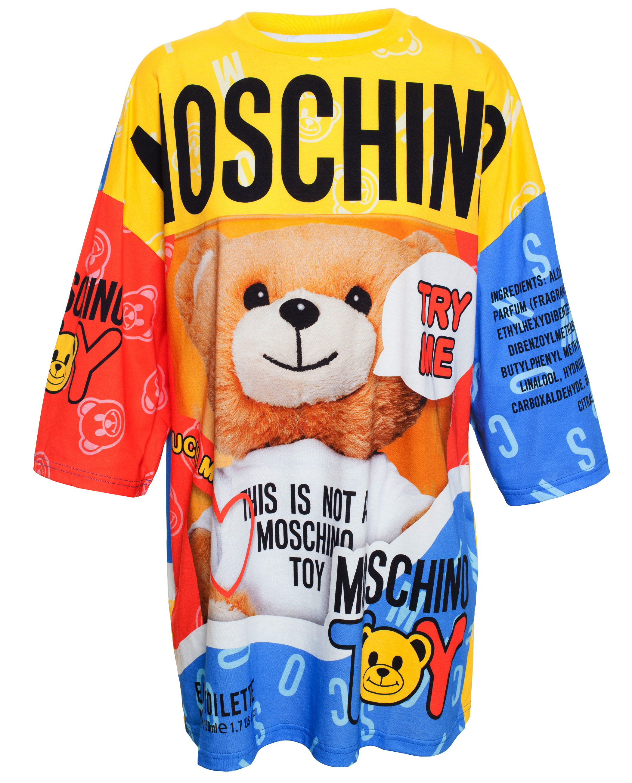 Moschino Teddy Bear T-Shirt Dress - Lyst