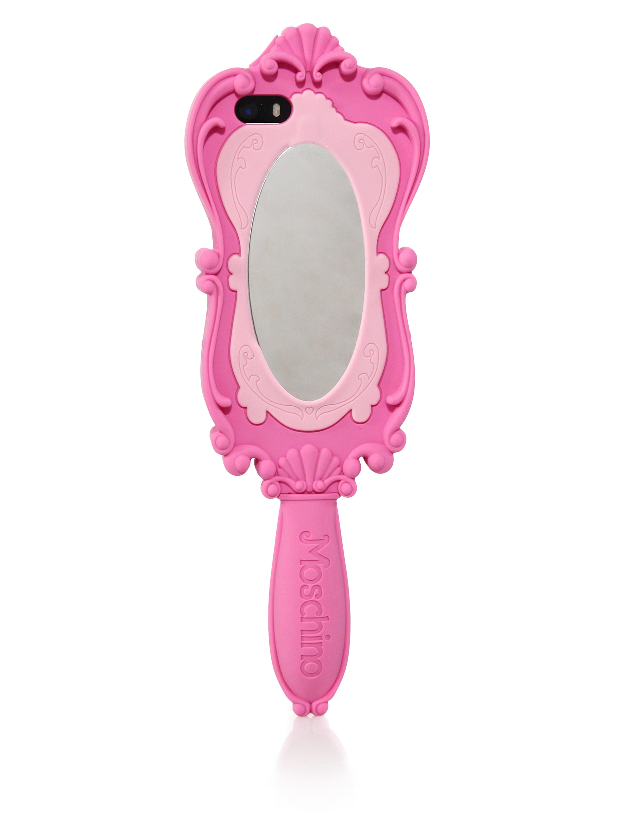Moschino Mirror Silicone Iphone 6 Case In Pink Lyst