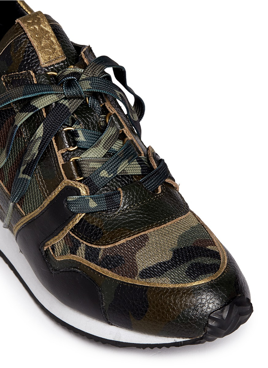 ash camouflage sneakers