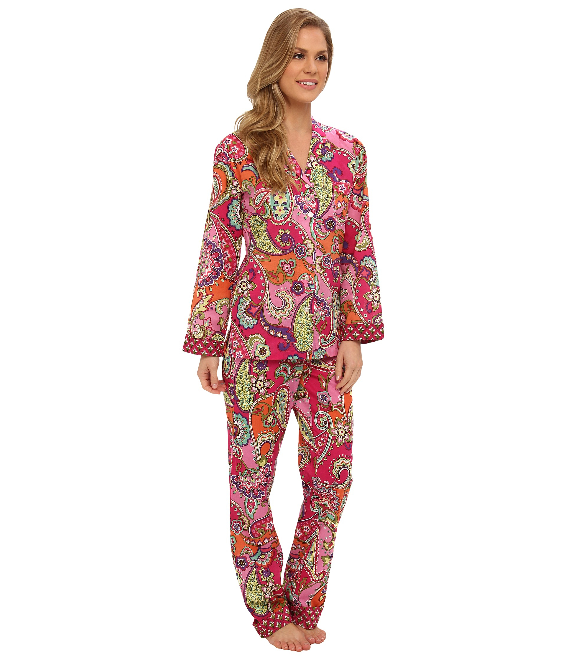 Lyst - Vera Bradley Short-sleeve Knit Pajama Tee in Pink