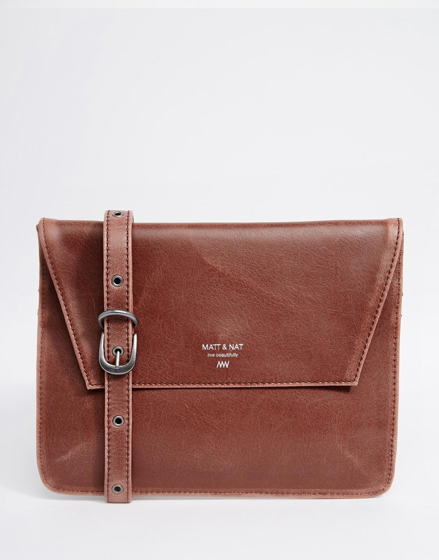 Matt Nat Velo Cross Body Bag In Brown Lyst Matt Nat Velo Cross Body Bag In Brown