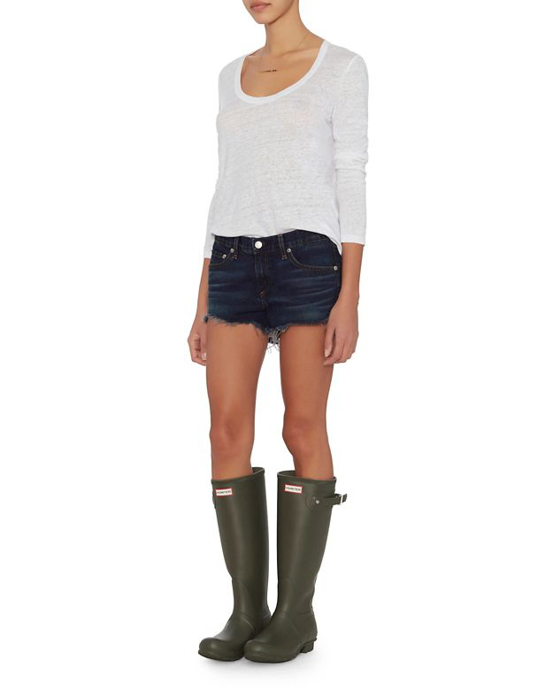 olive green hunter rain boots