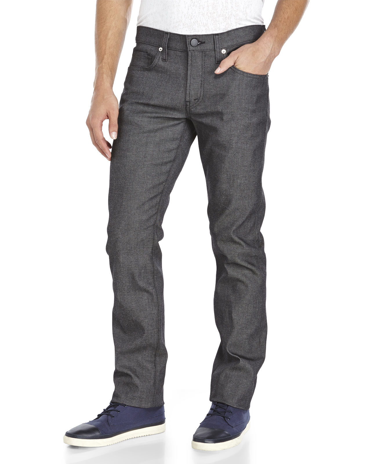 Lyst - J Brand Charcoal Kane Slim Straight Jeans in Gray for Men