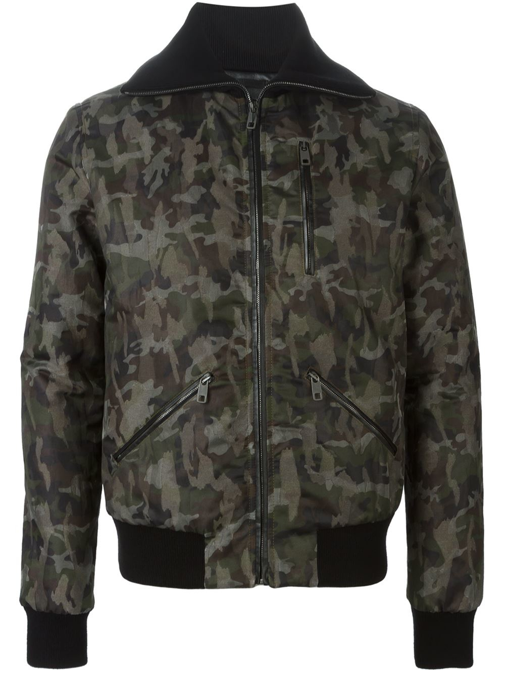 Dolce & Gabbana Camouflage Jacket in Green for Men | Lyst