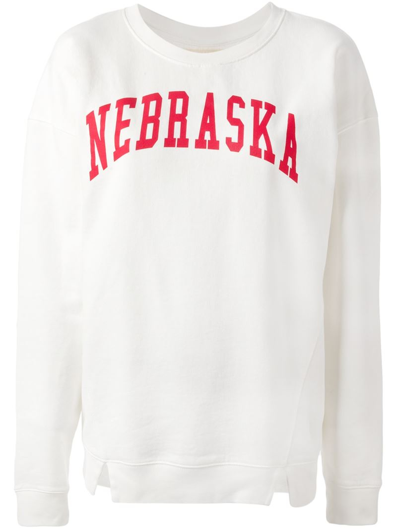 Off-White c/o Virgil Abloh 'nebraska' Sweatshirt in White - Lyst
