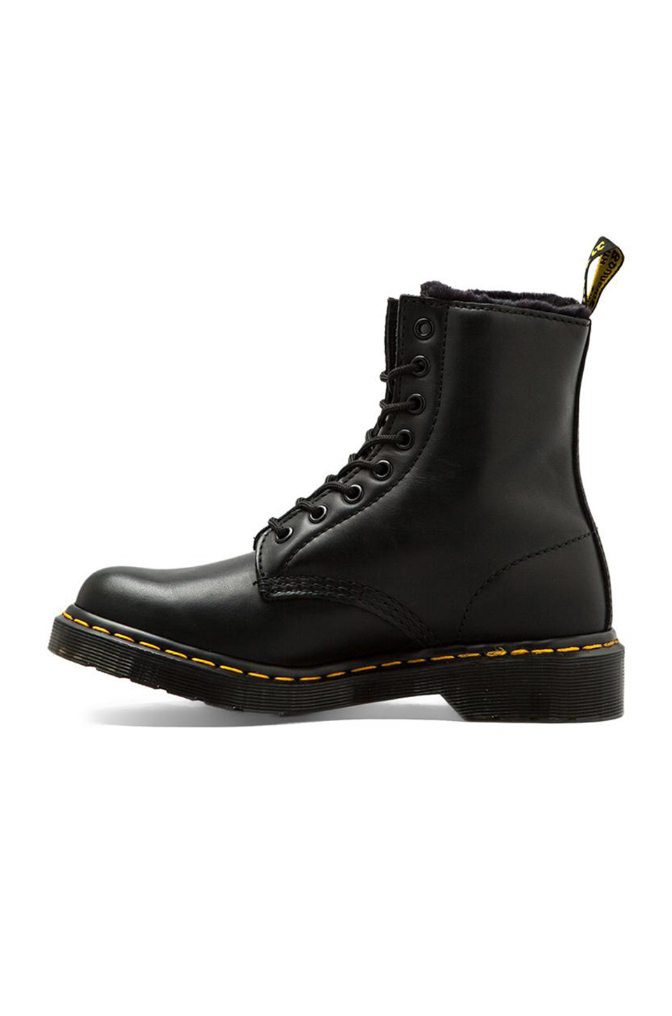 dr martens serena black fur