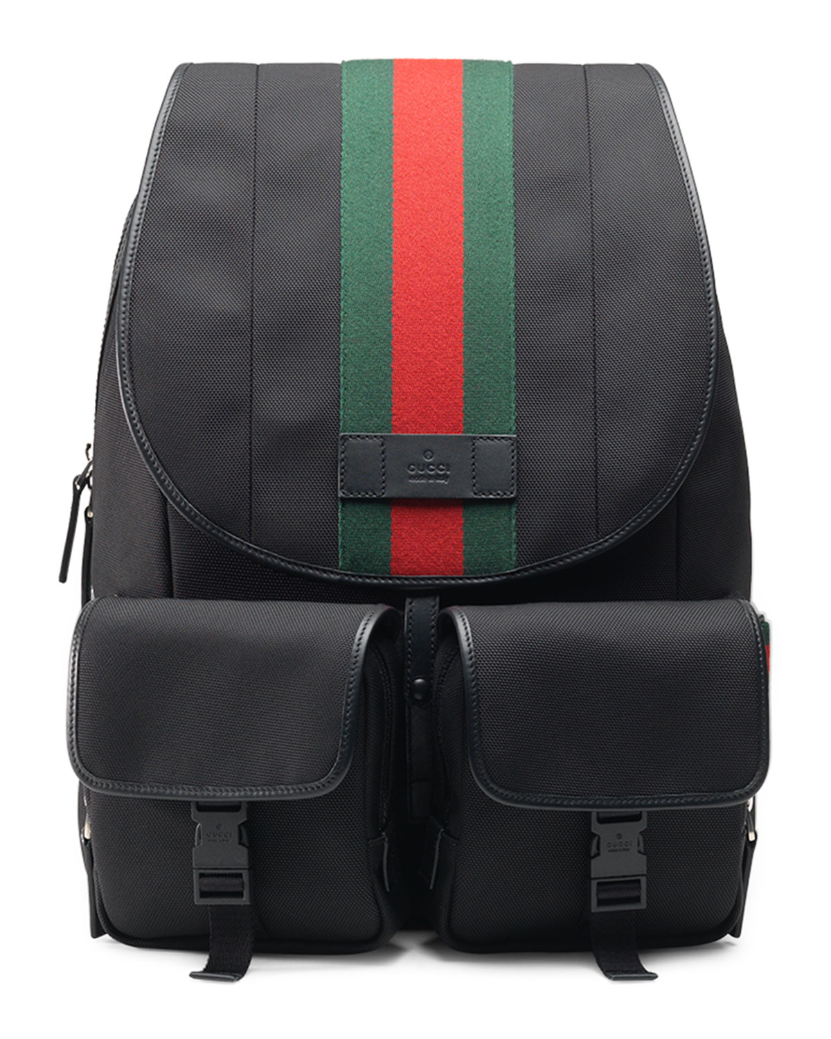 Gucci Web Canvas Backpack/Fanny Pack in Black for Men | Lyst