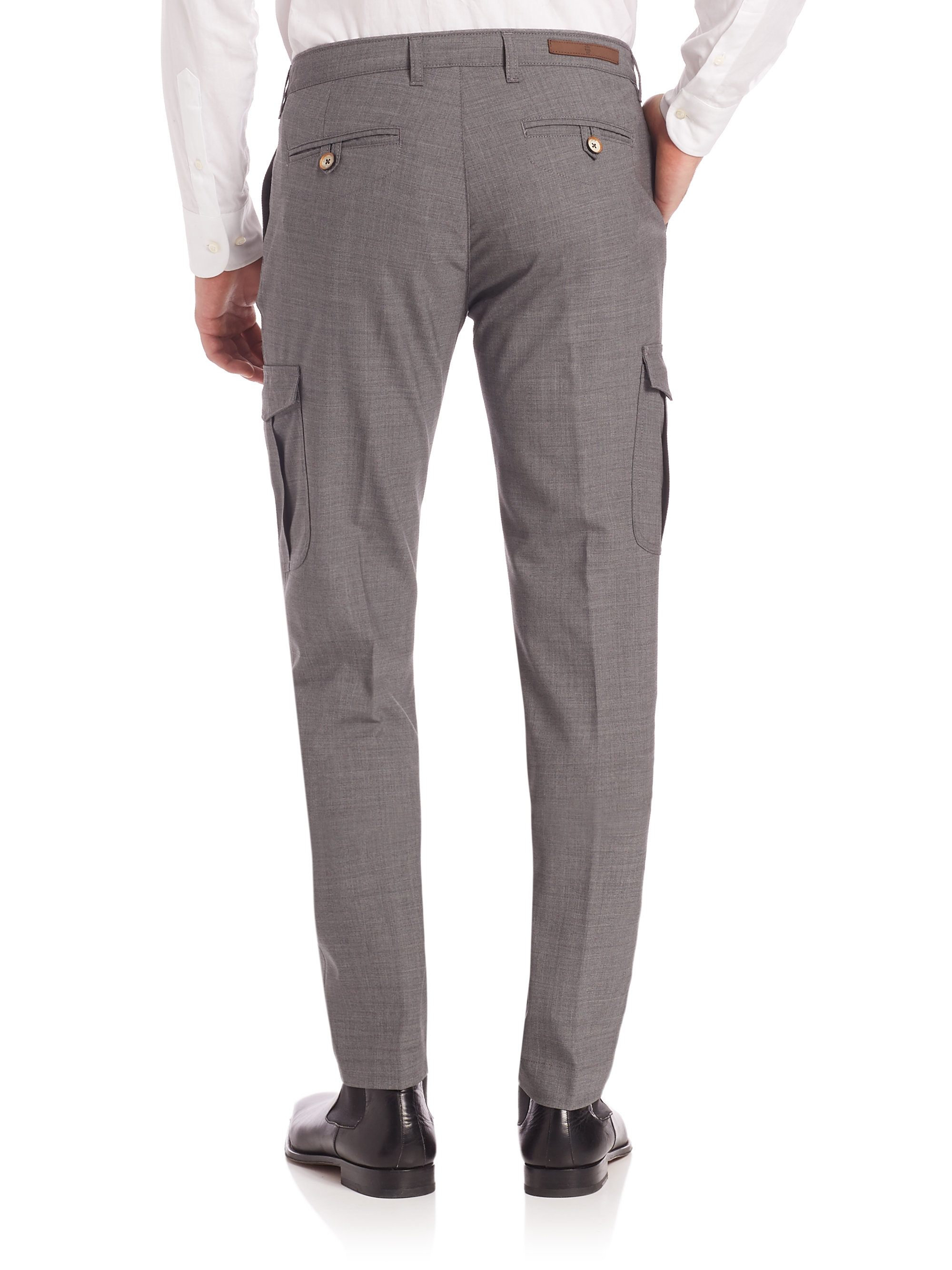 light gray cargo pants