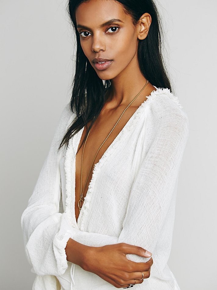 Yer Gauze Tunic in Ivory 
