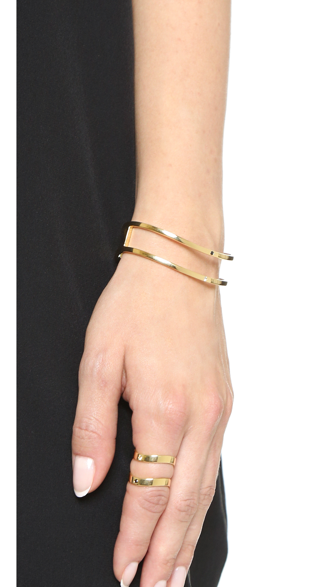 Lyst Elizabeth And James Livi Cuff Bracelet In Metallic Gallery