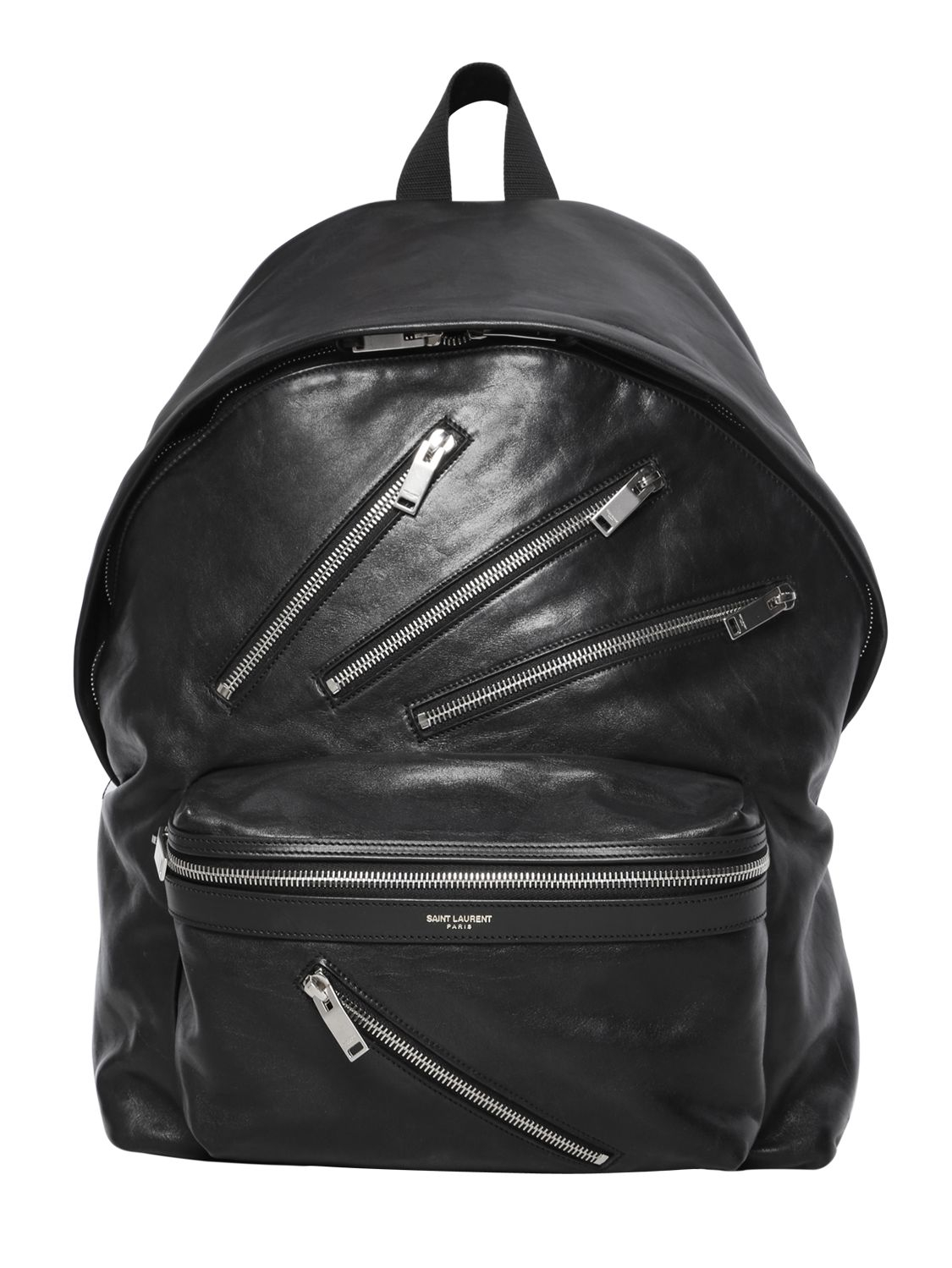 ysl leather backpack