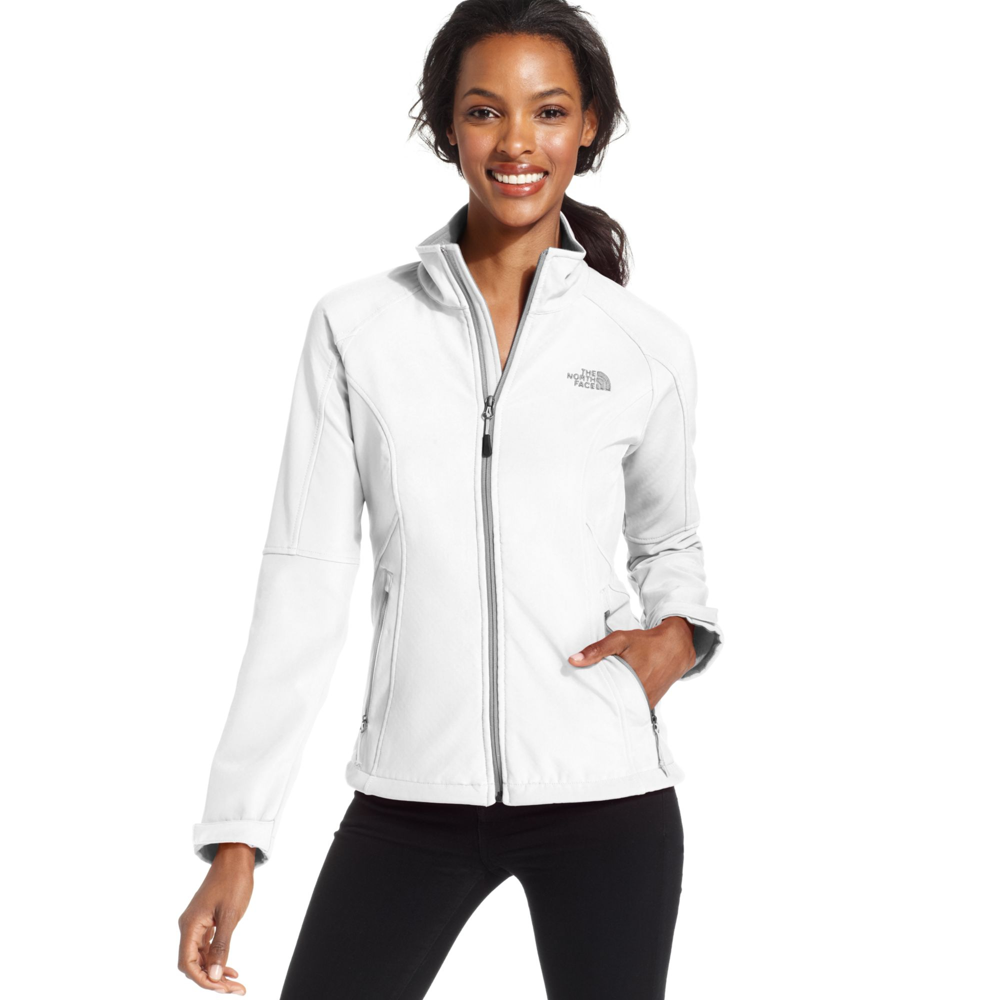 The North Face Shellrock Lightweight Zipup Jacket in White Lyst