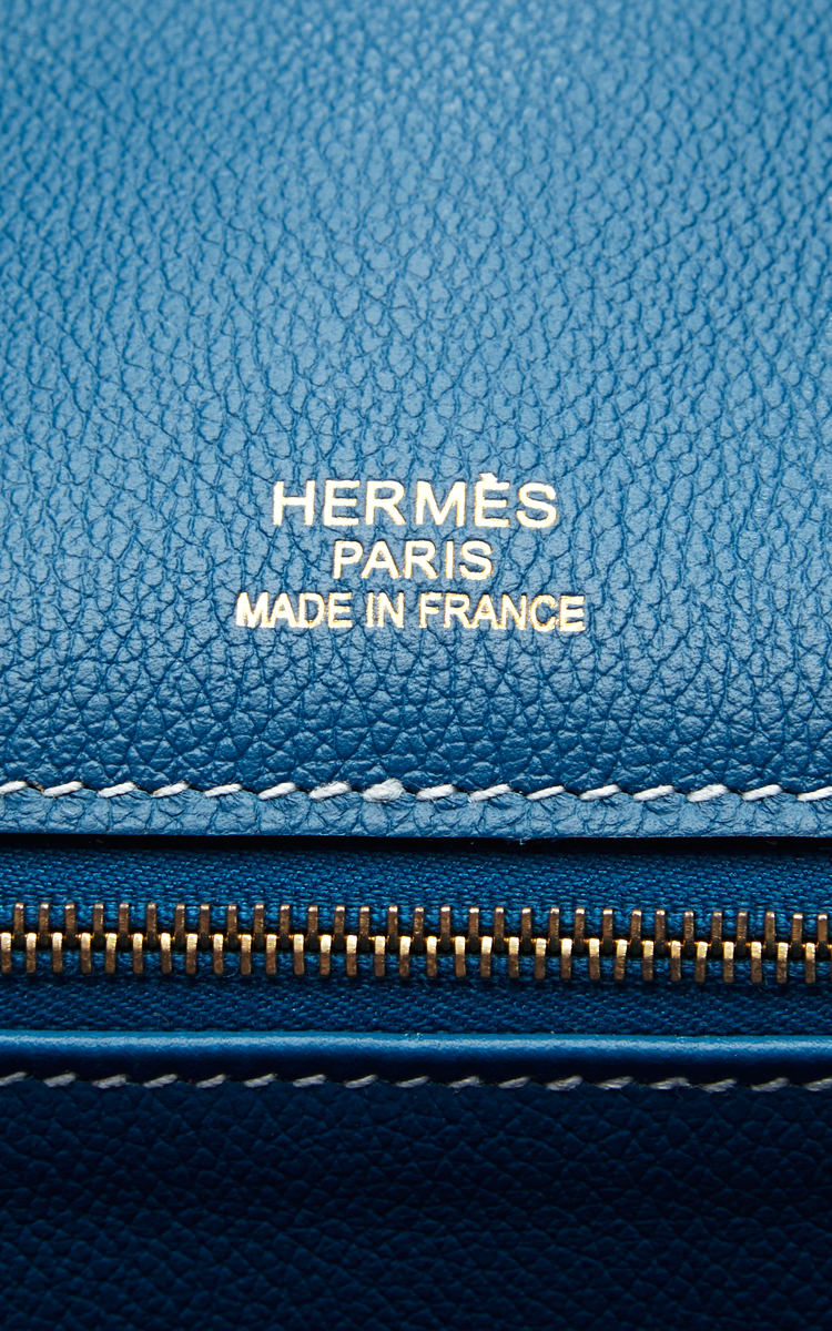 Heritage auctions special collection Hermes 35cm Blue De Galice ...  