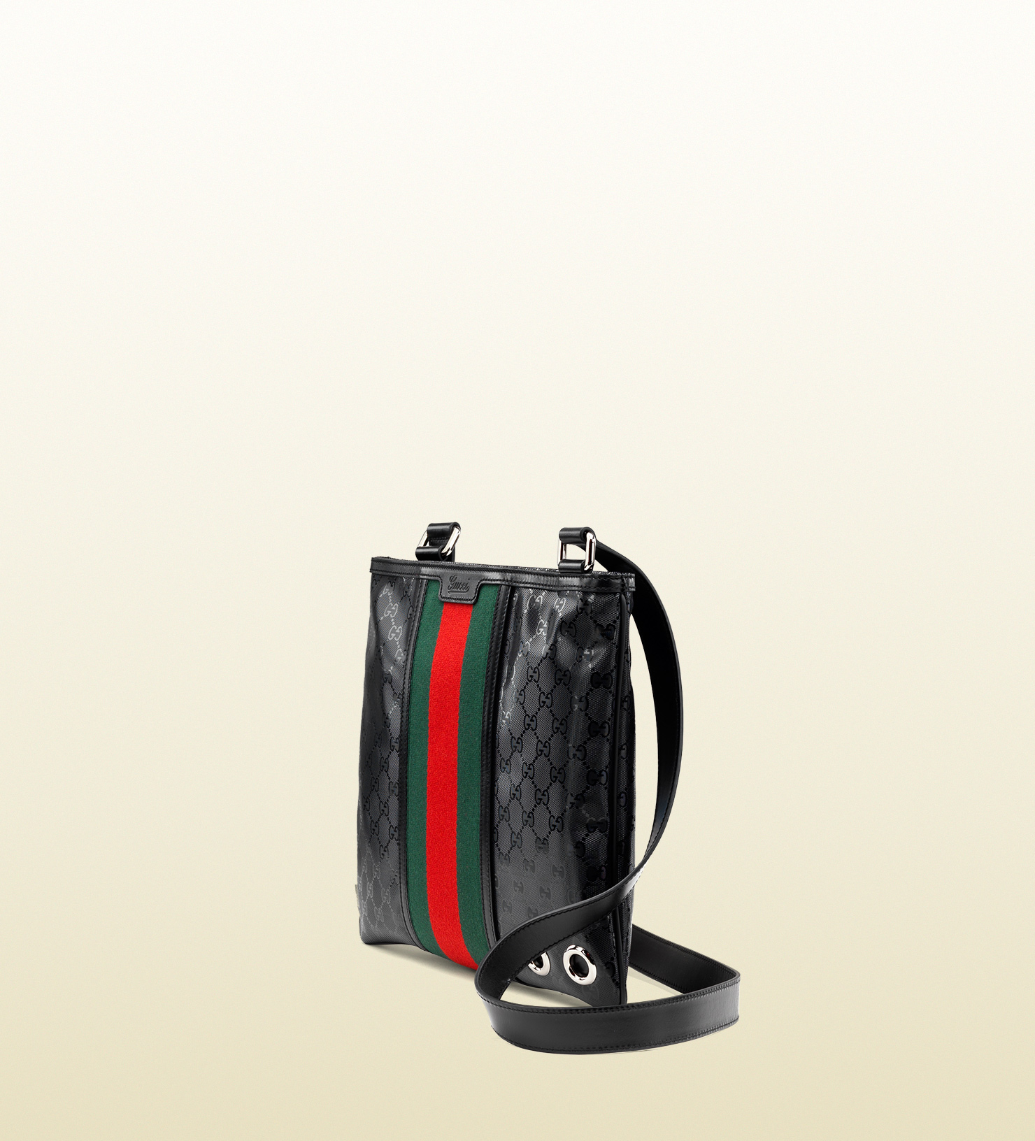 Gucci 500 By Gg Imprimé Messenger Bag in Black for Men - Lyst
