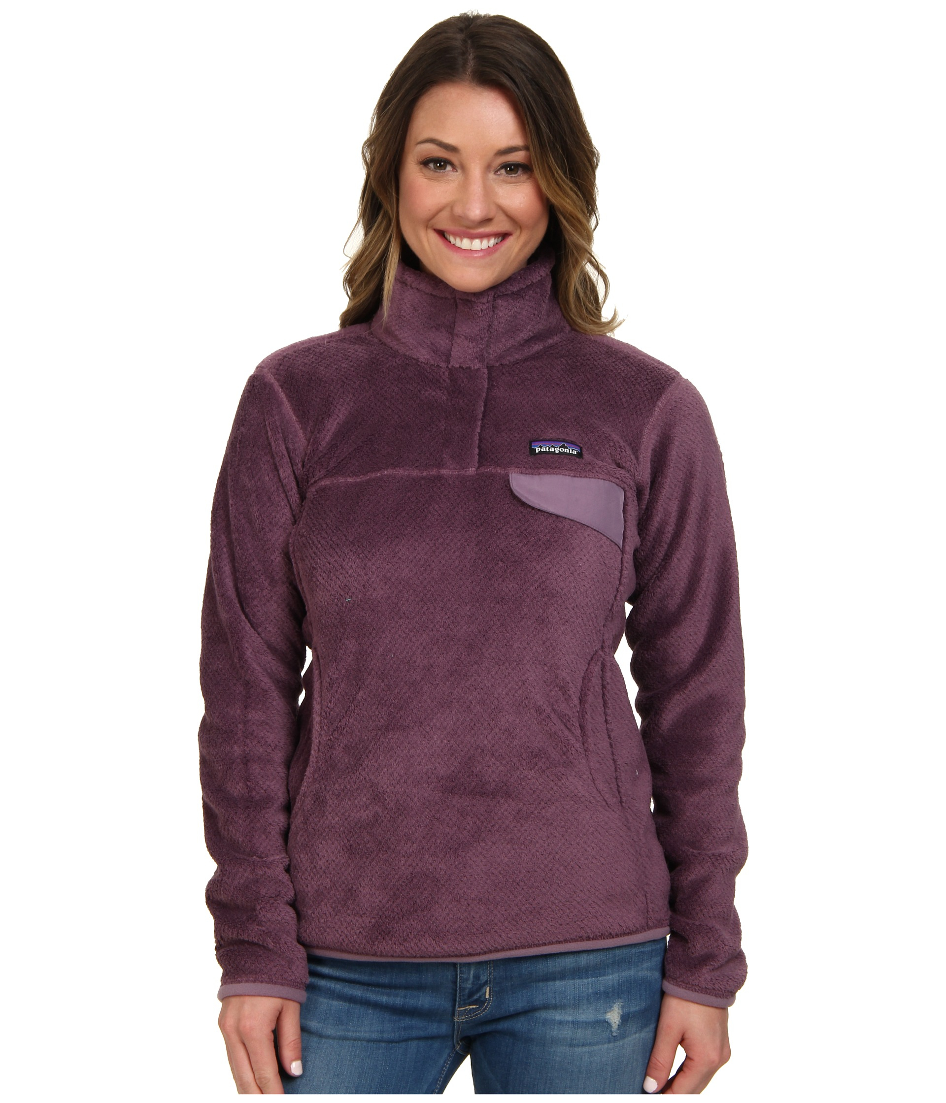 Patagonia Re-tool Snap-t® Fleece Pullover in Purple | Lyst