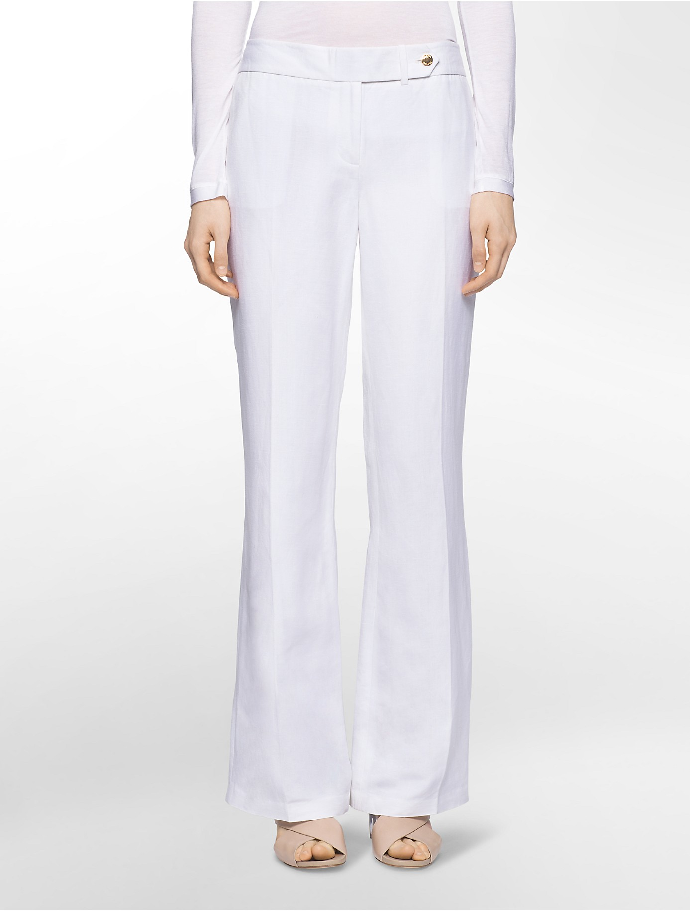 calvin klein white dress pants