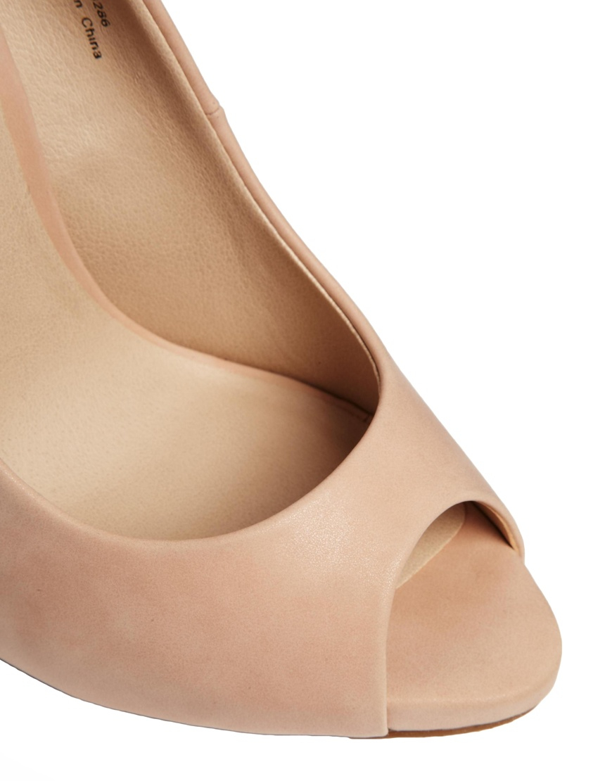peep toe high heel