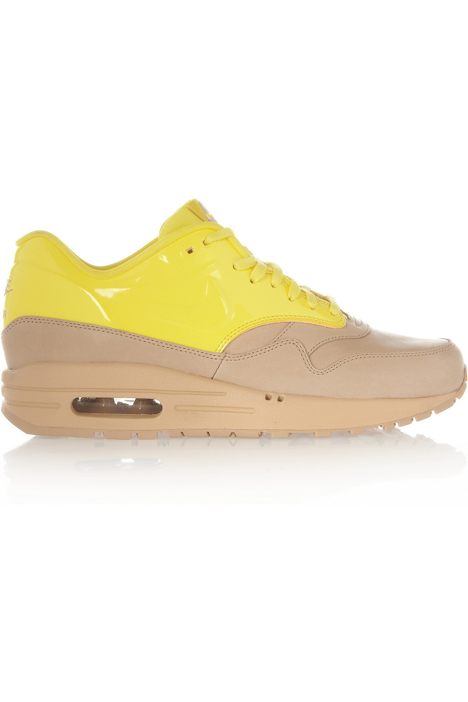 yellow air max with chain