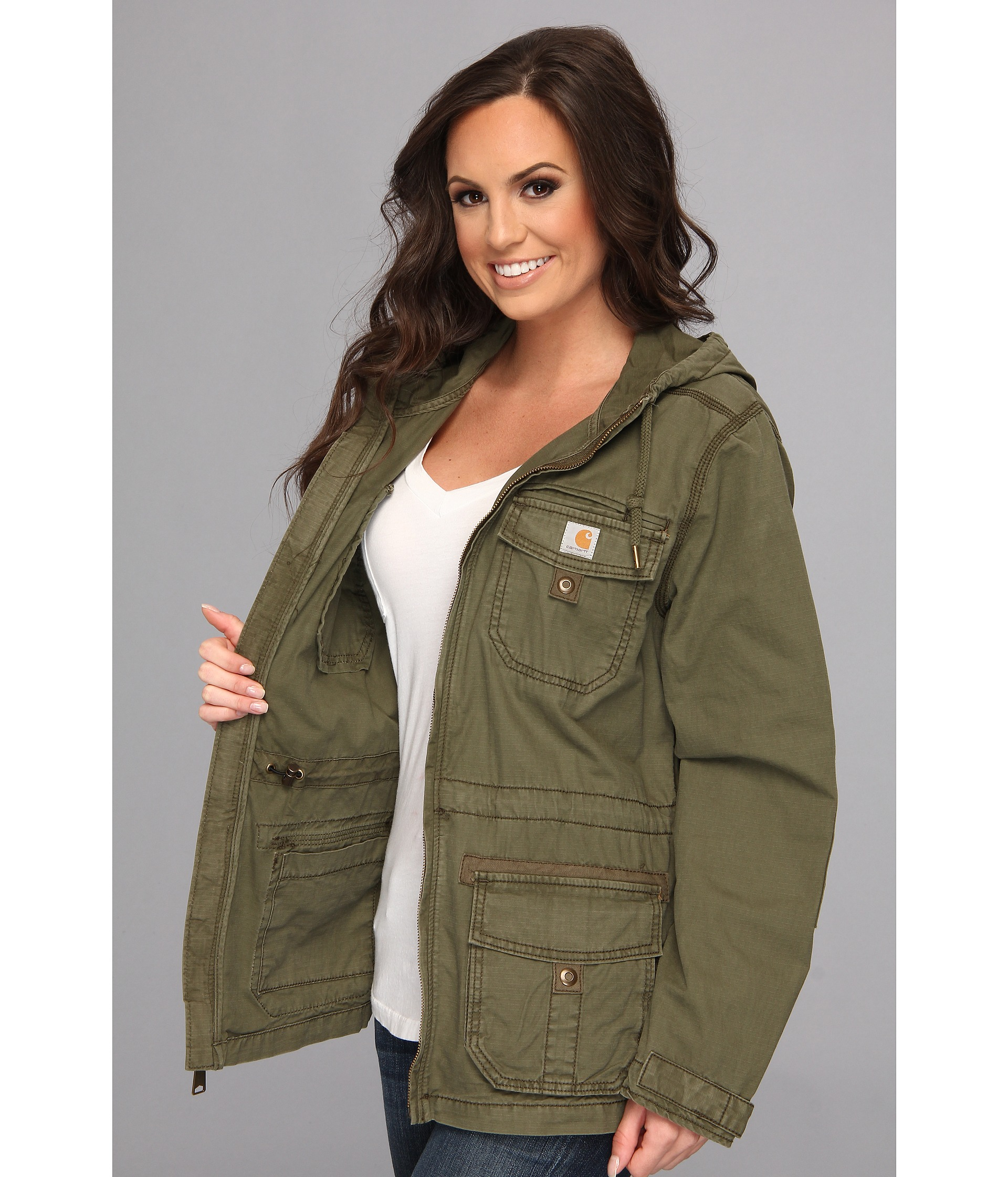 Women's carhartt deals utility coat