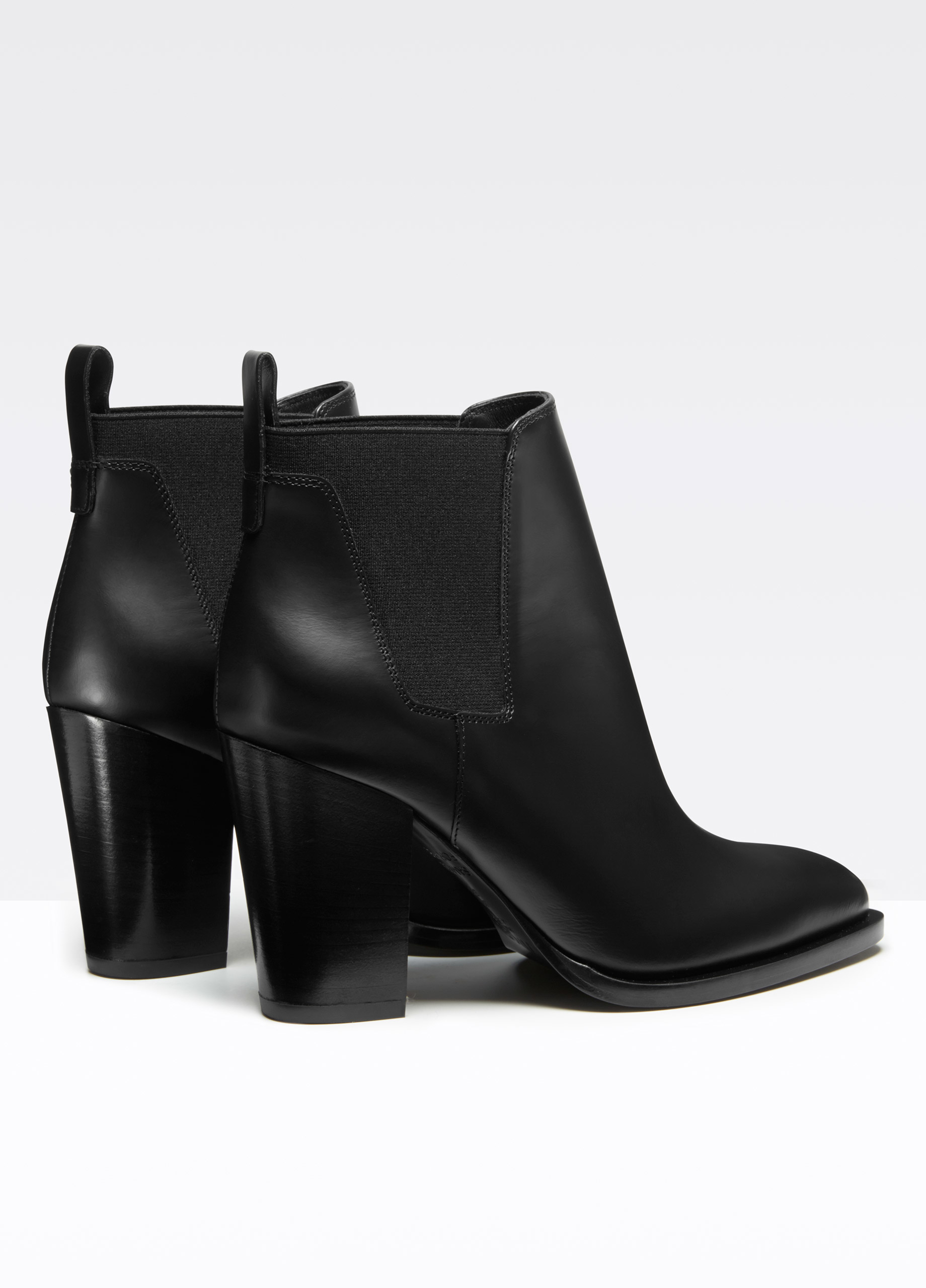 vince leather booties